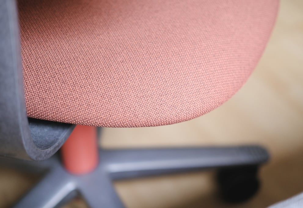 Effet « mélange » : les deux couleurs créent une structure douce.