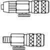 Harder & Steenbeck Schnellkupplung NW 2,7mm mit regulierbarem Luftdurchlass