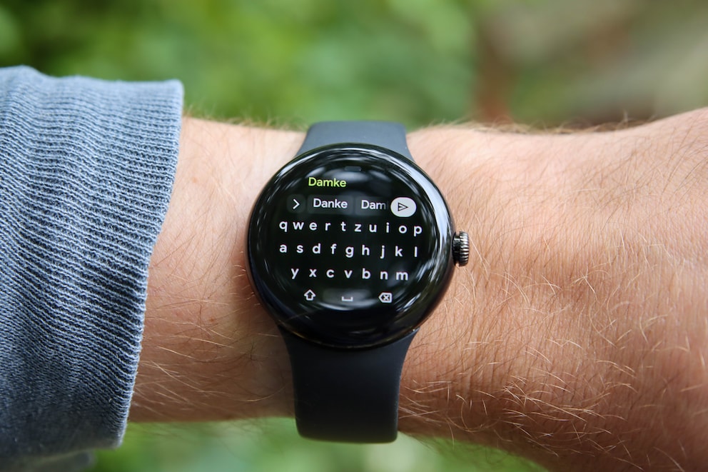 Texteingabe lieber nicht über die Tastatur der Pixel Watch.