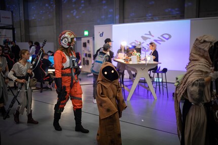 Auch cosplayende «Star Wars»-Rebellen haben unseren Stand besucht.