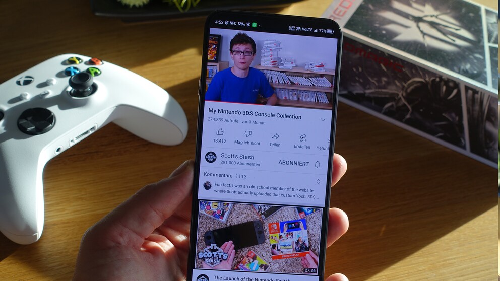 Even in direct sunlight, I can enjoy my YouTube videos without any problems.