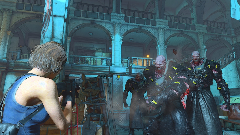 Kopf ausschalten und Köpfe wegballern. Das ist «Resident Evil: Re:Verse»