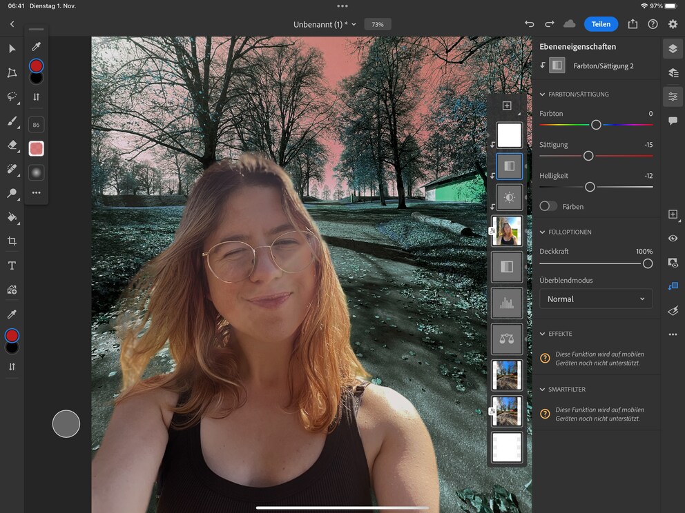 Ne laisse rien à désirer : Photoshop en version iPad 