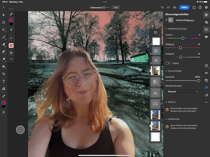 Non lascia quasi nulla a desiderare: Photoshop in versione iPad.
