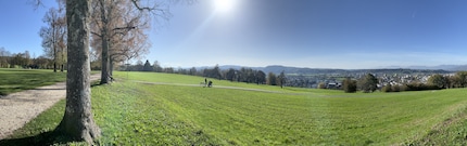 La ripresa di un panorama è molto scomoda, ma il risultato è buono.