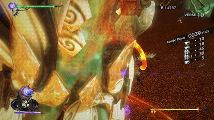 Where is Bayonetta? The huge enemies obscure my character too often.