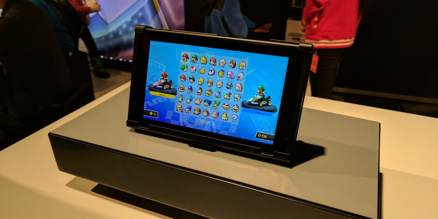 Macht auch in der portablen Variante zu zweit im Splitscreen unglaublich viel Spass: «Mario Kart 8 Deluxe»