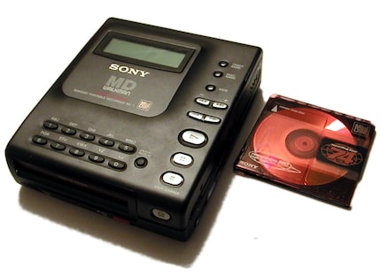 Il primo registratore MiniDisc.