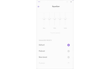 «Logi Tune» bietet einen Equalizer für das Logi Dock an.