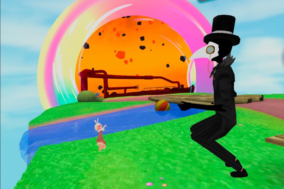 Bizarre Szenen sind in VRChat die Normalität.