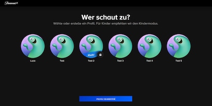 Je donne tout pour l’essai de Paramount+ : je crée des profils pour voir jusqu’où ça peut aller.