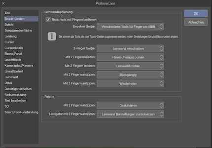 Clip Studio Paint hat unbegrenzte Anpassungsmöglichkeiten.