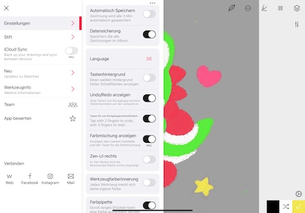 Viel Spielraum gibt es bei Tayasui nicht.