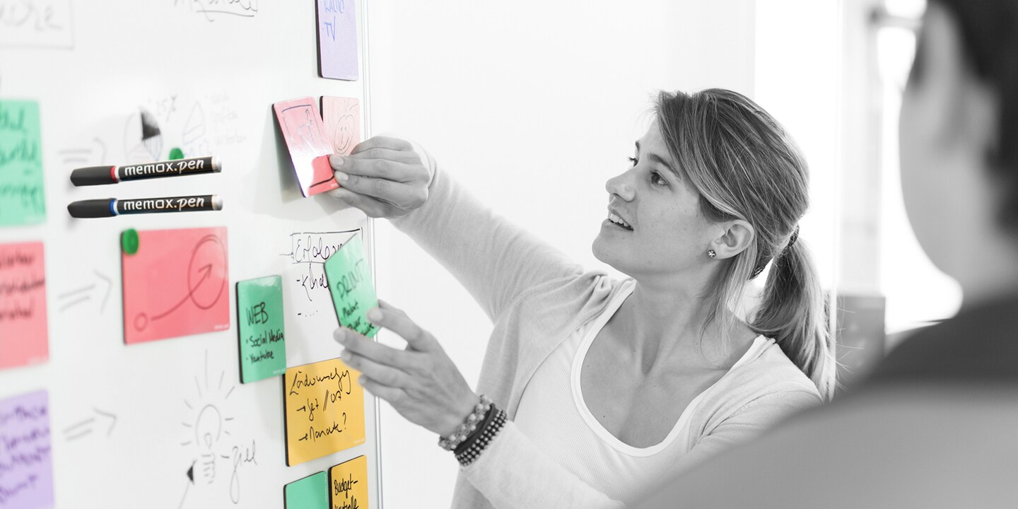 Nouveaux: memox.cards & memox.pens – pour des idées et des messages qui adhèrent