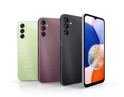 Vous ne trouverez le Samsung Galaxy A14 chez nous qu'en trois couleurs sur quatre.