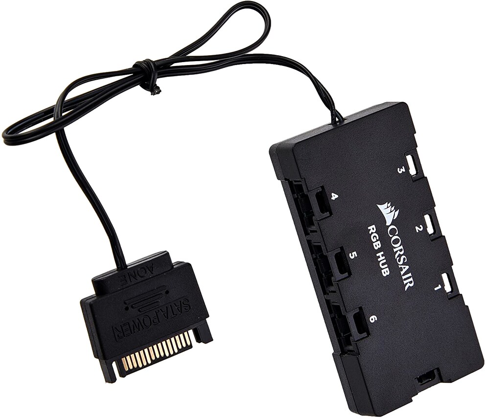 Fan LED cables must always be connected to the hub continuously, starting at 1.