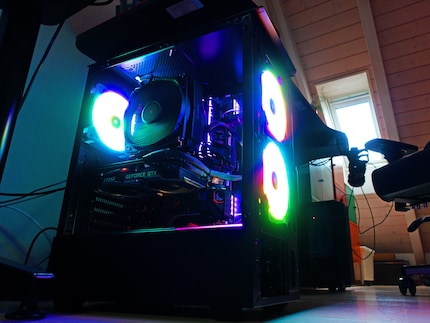 Mein PC ist eine echte Leuchte.