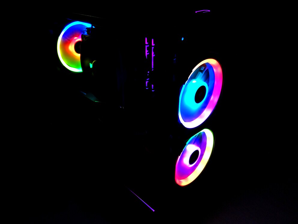 My new nightly light show.