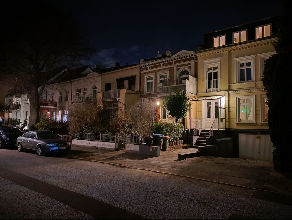 Der Nachtmodus sorgt für mehr Klarheit.