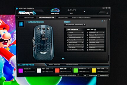 Toutes les touches sont programmables avec le logiciel.