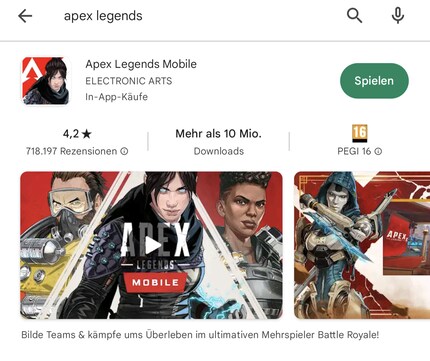 Neanche gli oltre dieci milioni di download nel Google Play Store possono salvare «Apex Legends Mobile».