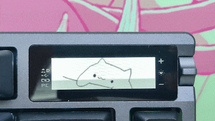 You can personalise the screen with your own images.