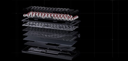 How the Asus ROG Azoth is constructed.