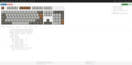Il mio primo tentativo di progettazione dei keycap nell'editor sembra piatto.