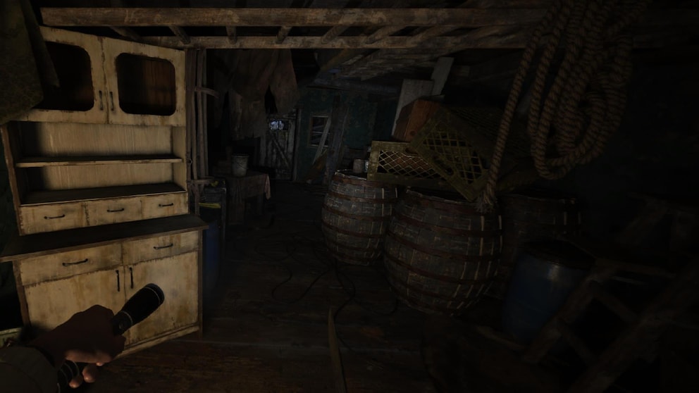 Die dunklen Level in «Resident Evil Village» wirken mit dem kontrastreichen OLED-Screen noch unheimlicher.