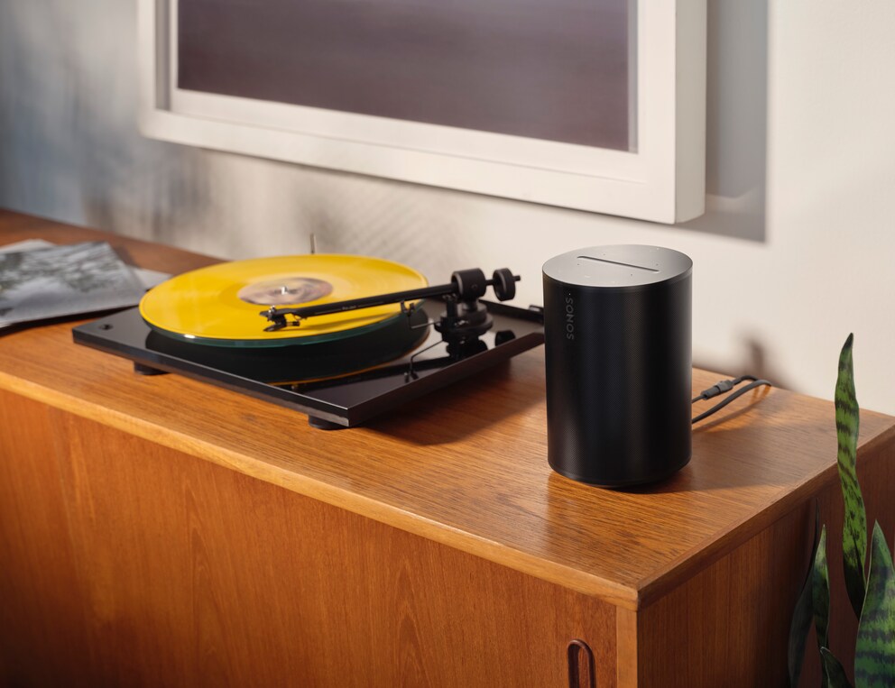 Der Line-In-Eingang ermöglicht den Anschluss klassischer Hifi-Komponenten.