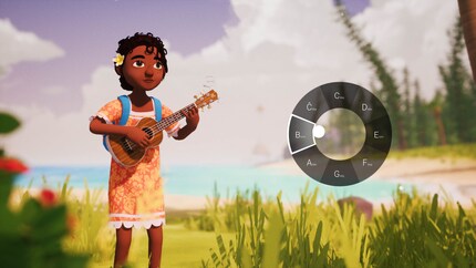 Mit der Ukulele kann die Tageszeit verstellt werden.