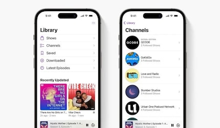 I canali «» riassumono i podcast dei membri di una rete di podcast.