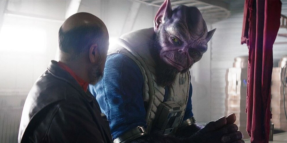 Ein vom Kampf gezeichneter und deutlich älterer Zeb Orrelios als jener, den wir zuletzt noch in «Star Wars: Rebels» gesehen haben.