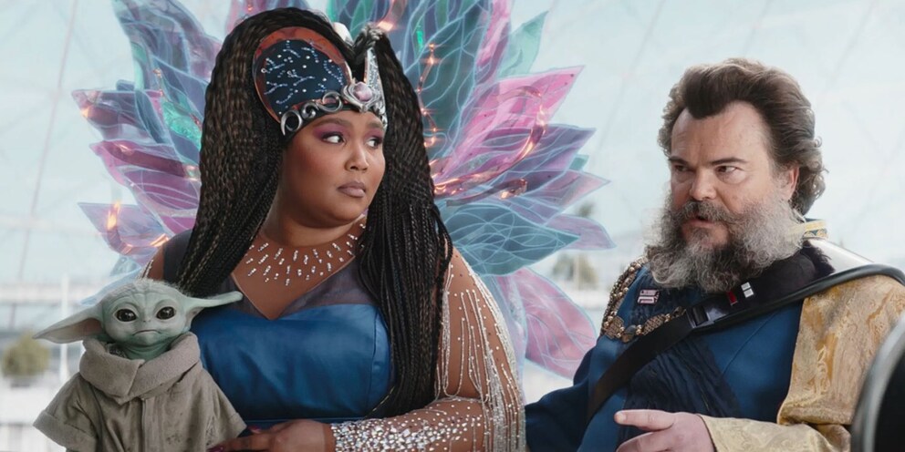 Lizzo et Jack Black dans « Star Wars » : même Grogu ne sait pas si c’est vraiment ce qui se passe en ce moment.
