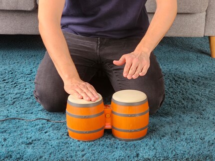 Ich wünsche mir coole Musik-Peripheriegeräte wie die DK-Bongos zurück.