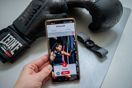 L’application me permet de définir le type de sport à l’avance.
