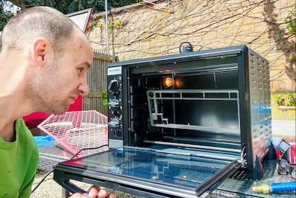 Uscirà bene? La tastiera è in forno.