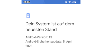 Es hat geklappt.