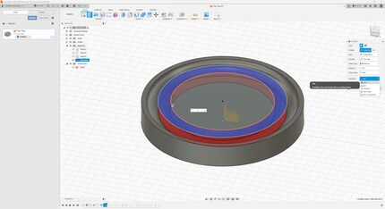 Una parte dell’incurvatura appena creata dovrà essere riempita di nuovo.