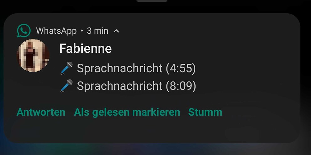 Sorry Fabienne, falls du das siehst. Aber das war zu viel.