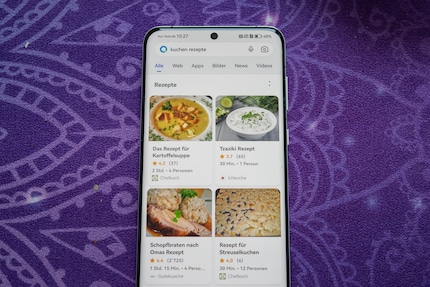 Die Websuche von Huawei, Petal Search, ist mässig zufriedenstellend.