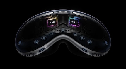 The Vision Pro has a whole arsenal of chips, cameras and sensors inside.