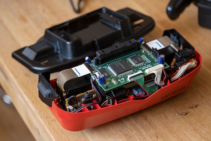 Intérieur d’un Virtual Boy.
