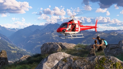 Im neuen «Flight Simulator» kannst du dich als Rettungs-Pilot versuchen.