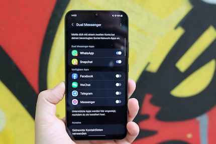 Le app di messaggistica possono essere utilizzate con due account.