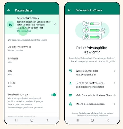 So sieht der Datenschutz-Check aus