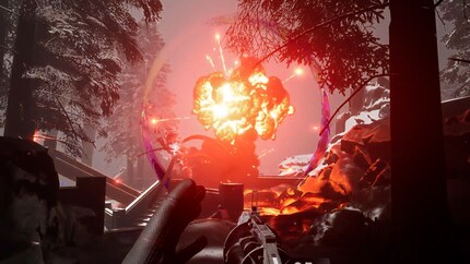 Explosionen bringen zumindest ein bisschen Farbe ins Spiel.