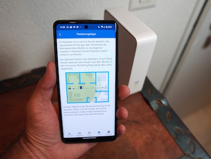 L'app Devolo fornisce indicazioni sulla posizione ideale del ripetitore.