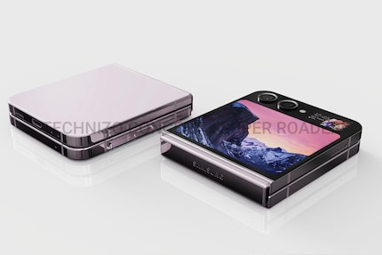 Das Samsung Galaxy Flip 5 lässt sich laut diesem Bild bündig schliessen.