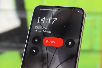 Derzeit ist für maximal acht Widgets auf dem Sperrbildschirm Platz.